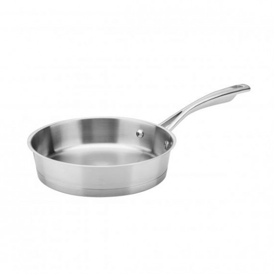 8" OPEN SKILLET CONICAL STAINLESS INDUCTION