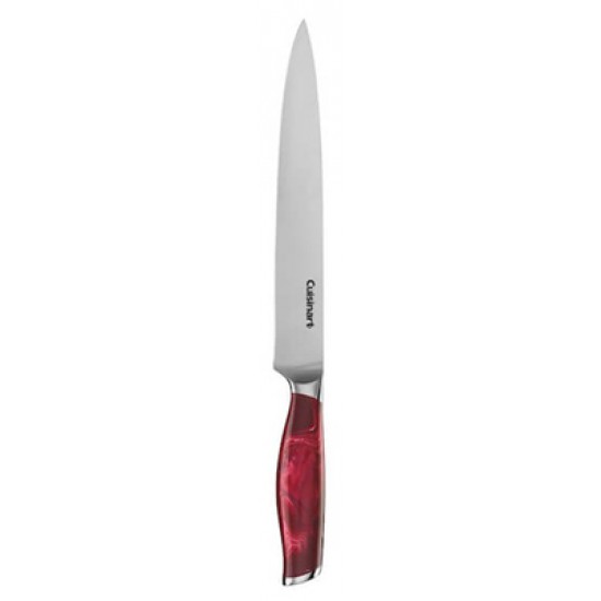 Marbled Collection  8" Slicing Knife, Red