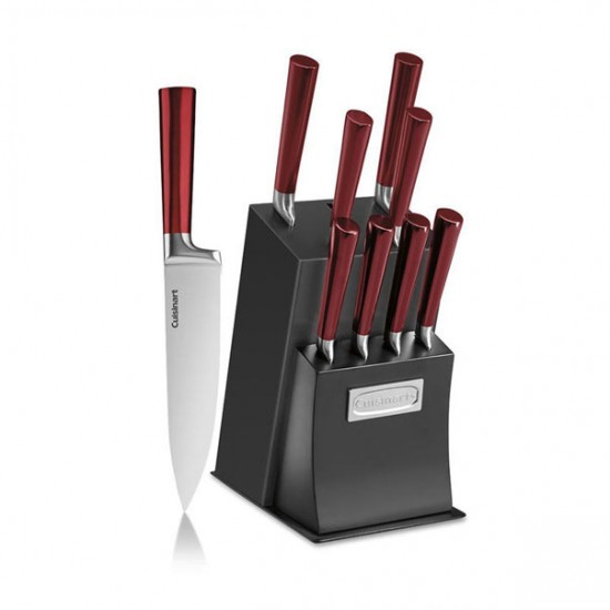 Vetrano Collection 11-Piece Stainless Steel Cutlery Knife Block Set