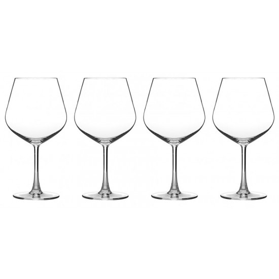 Advantage Glassware Essentials Collection Burgundy Glasses, Set of 4
