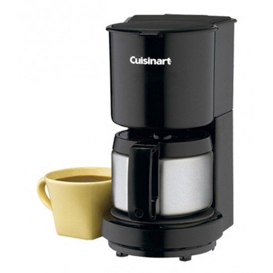 4-Cup Coffeemaker with Stainless-Steel Carafe.