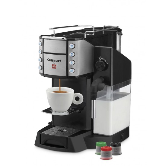Buona Tazza Superautomatic Single Serve Espresso Caffe Latte Cappuccino and Coffee Machine
