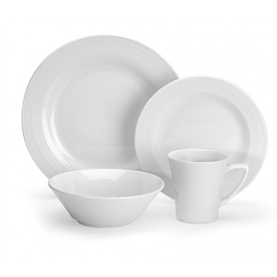 16 Piece Marne Collection Porcelain Dinnerware 