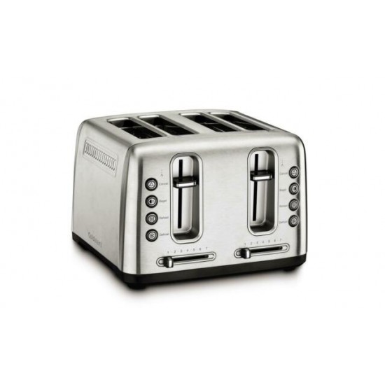 Stainless Steel 4-Slice Toaster with Shade Control